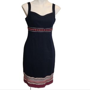 Boden Blue Sleeveless Ribbon Dress